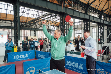 Petr Korbel won the first edition of World Minipingpong Festival in Ostrava