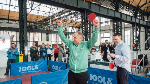 Petr Korbel won the first edition of World Minipingpong Festival in Ostrava